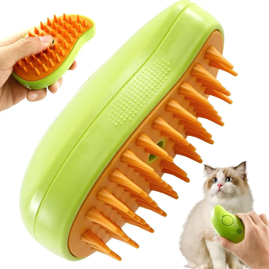 3-In-1 Pet Steaming Brush