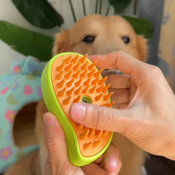 3-In-1 Pet Steaming Brush