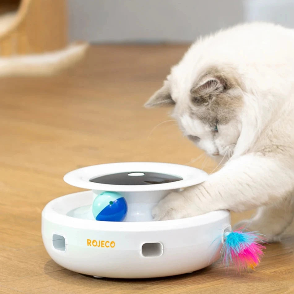 2-In-1 Smart Cat Interactive Toy