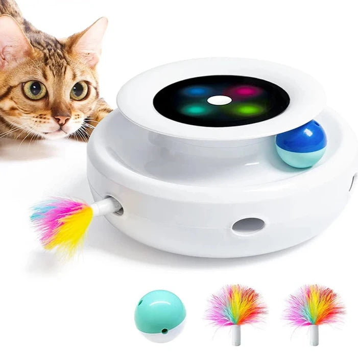 2-In-1 Smart Cat Interactive Toy